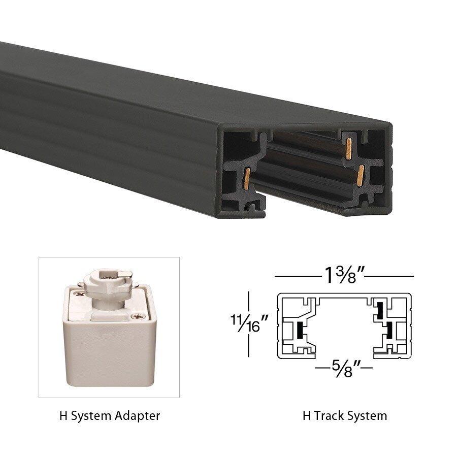 WAC Lighting Black 1920W 120VAC Track System 