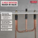 Delta Faucet Sweat Deck Mount Rough-in Repair Kit 