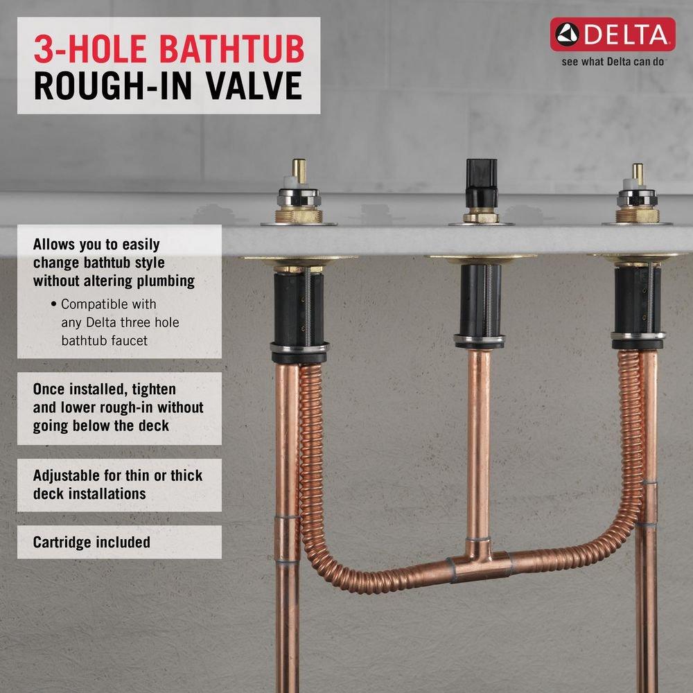Delta Faucet Sweat Deck Mount Rough-in Repair Kit 