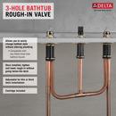 Delta Faucet Sweat Deck Mount Rough-in Repair Kit 