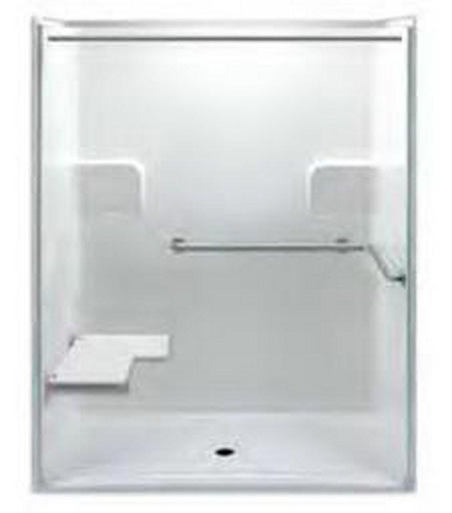 Aquarius Industries White 62 x 33 in. ADA Shower 