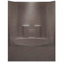 Aquarius Industries White 60 x 42 in. Tub and Shower with Right Hand Drain 