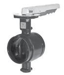 Gruvlok Ductile Iron and Stainless Steel Grooved EPDM Gear Operator Butterfly Valve 