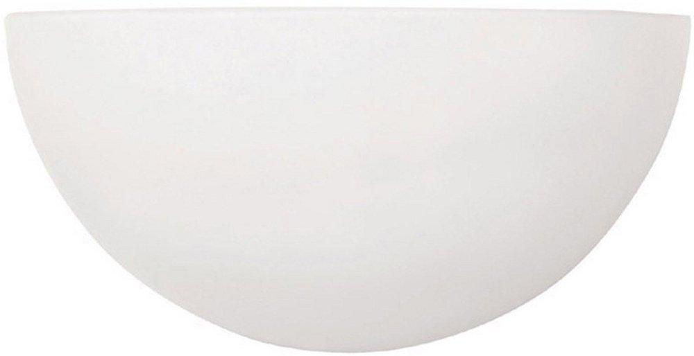 Capital Lighting Matte White 100W 1-Light Medium E-26 Incandescent Wall Sconce 