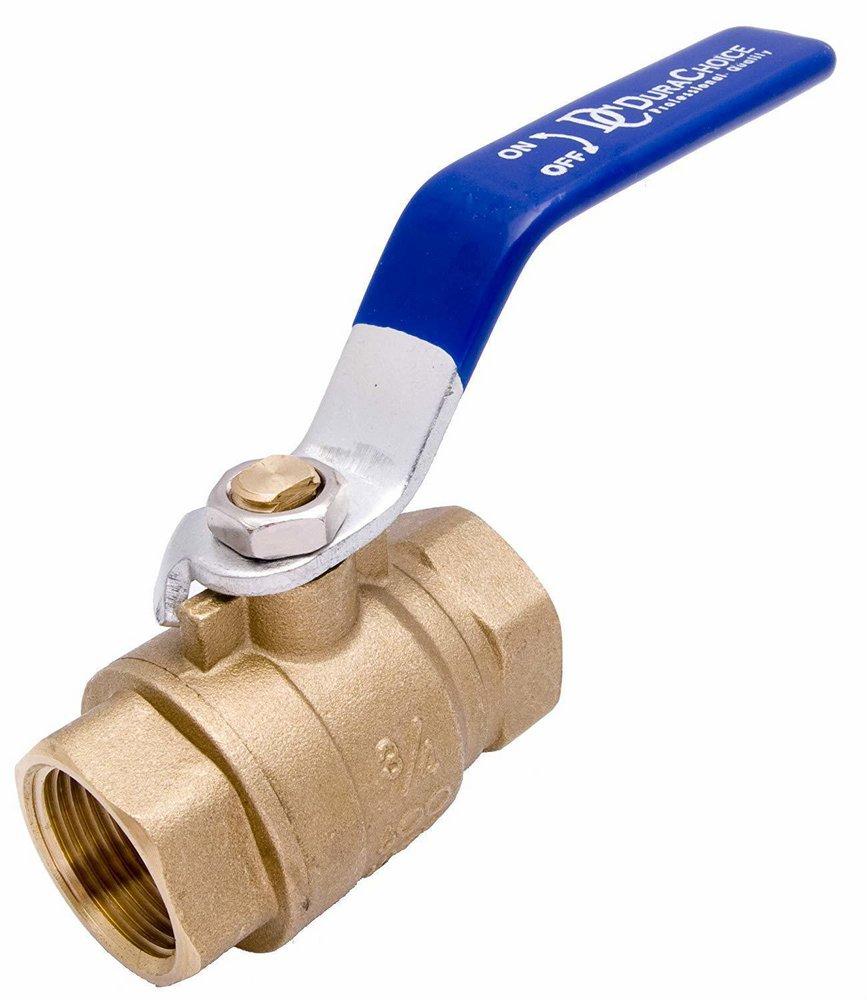 DynaQuip Controls Brass Full Port Ball Valve 