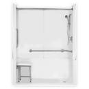 Clarion Bathware White Barrier-Free Shower 