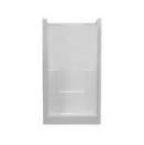 Clarion Bathware White Shower with Threshold 