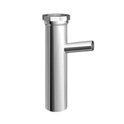 1-1/2 x 8 in. Brass Direct Connect Branch Tailpiece with 1/2 in. Branch