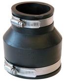 Fernco Clamp Reducing Plastic Coupling with Stainless Steel Band 
