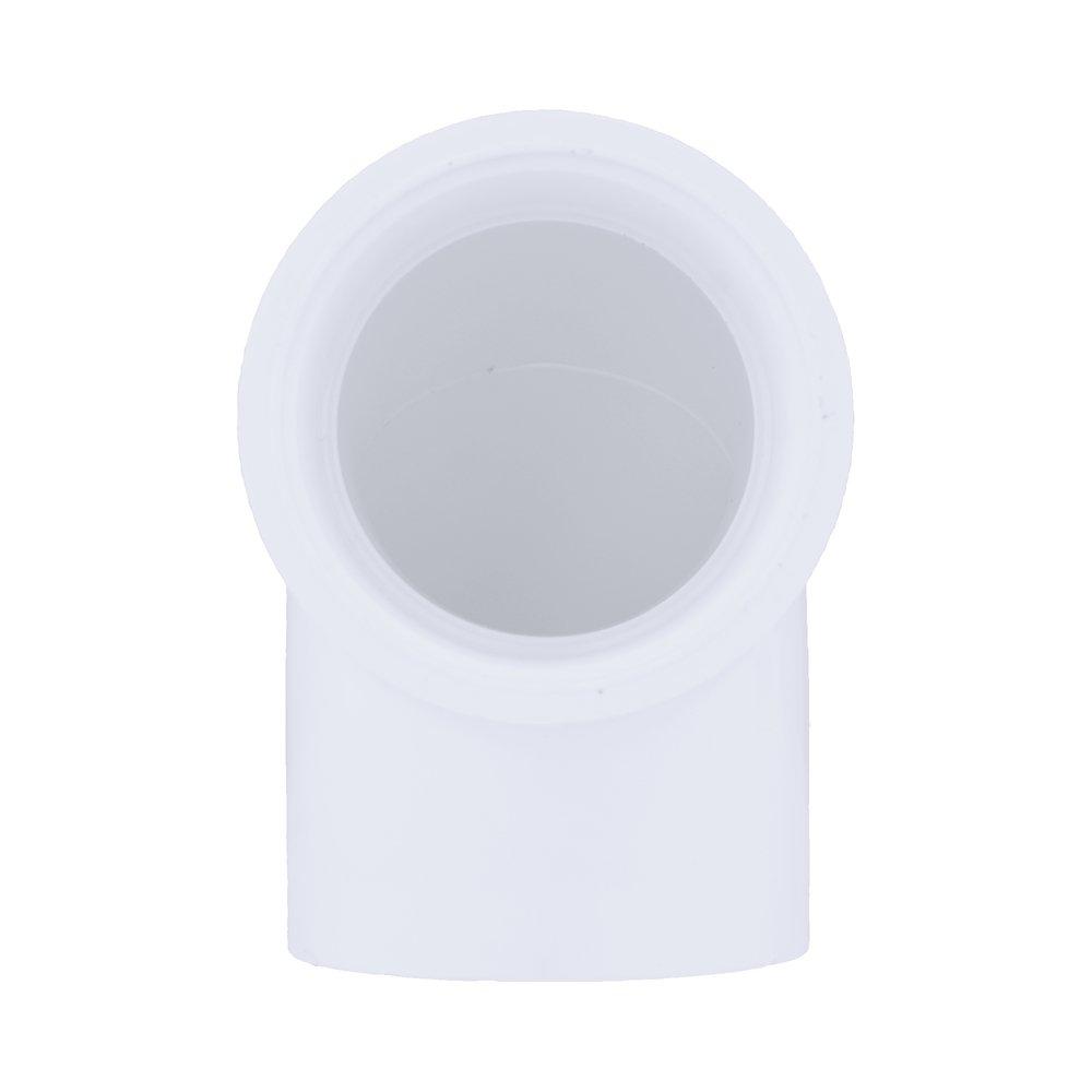 White PVC Schedule 40 90&deg; Socket x FPT Elbow 