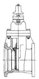 Kennedy Valve Mfg. Flange x Mechanical Joint Ductile Iron Open Left Resilient Wedge Gate Valve (Less Accessories) 