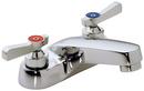 2.2 gpm Centerset Bathroom Faucet with Double Lever Handle in Polished Chrome