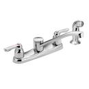 Moen Chrome Two Handle Lever Deck Mount Service Faucet 
