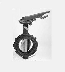 4 in. PVC EPDM Gear Operator Handle Butterfly Valve