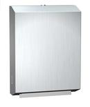 American Specialties Satin 11 x 4 x 8 in. 22 ga Surface Mount Stainless Steel Paper Towel Dispenser 