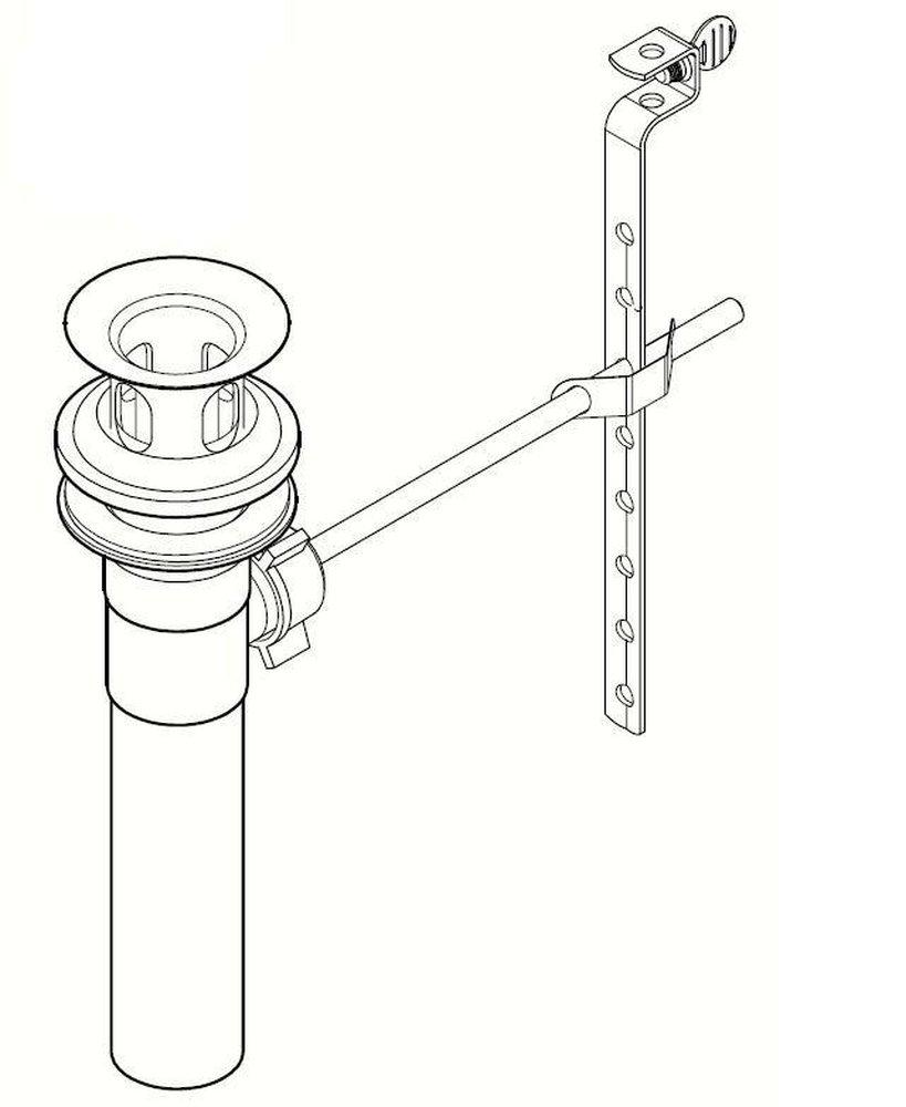 Pfister PVD Brushed Nickel Drain Assembly 