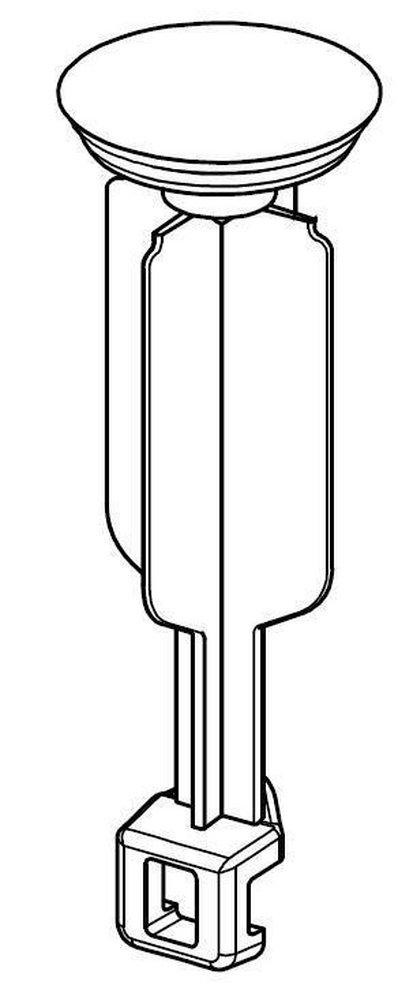 Pfister PVD Brushed Nickel Metal Pop-Up Plunger Sub Assembly 