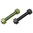 Black 5/8 in. Alloy Steel and Carbon Steel Stud and Double Hex Nut 