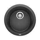 BLANCO Anthracite 17-11/16 x 17-11/16 in. Drop-in and Undermount Granite Bar Sink 