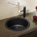 BLANCO Anthracite 17-11/16 x 17-11/16 in. Drop-in and Undermount Granite Bar Sink 
