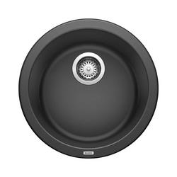 17-11/16 x 17-11/16 in. Drop-in and Undermount Granite Bar Sink in Anthracite
