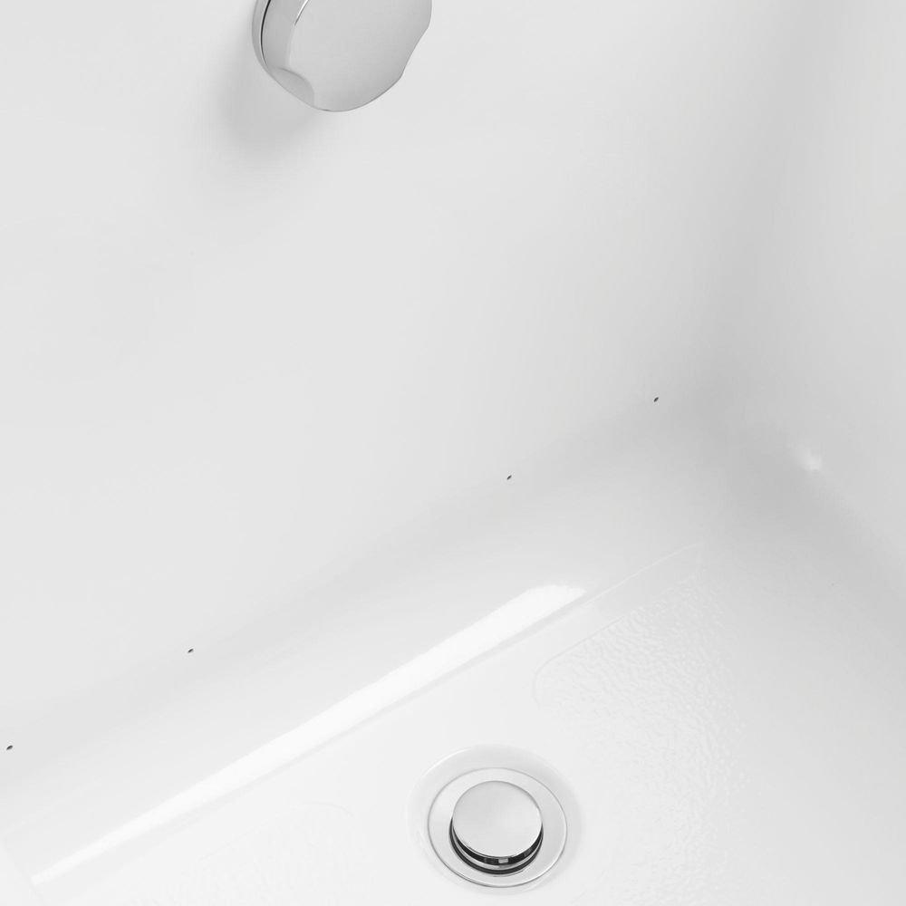 American Standard Bathing Polished Chrome Brass Toe-Tap Drain 