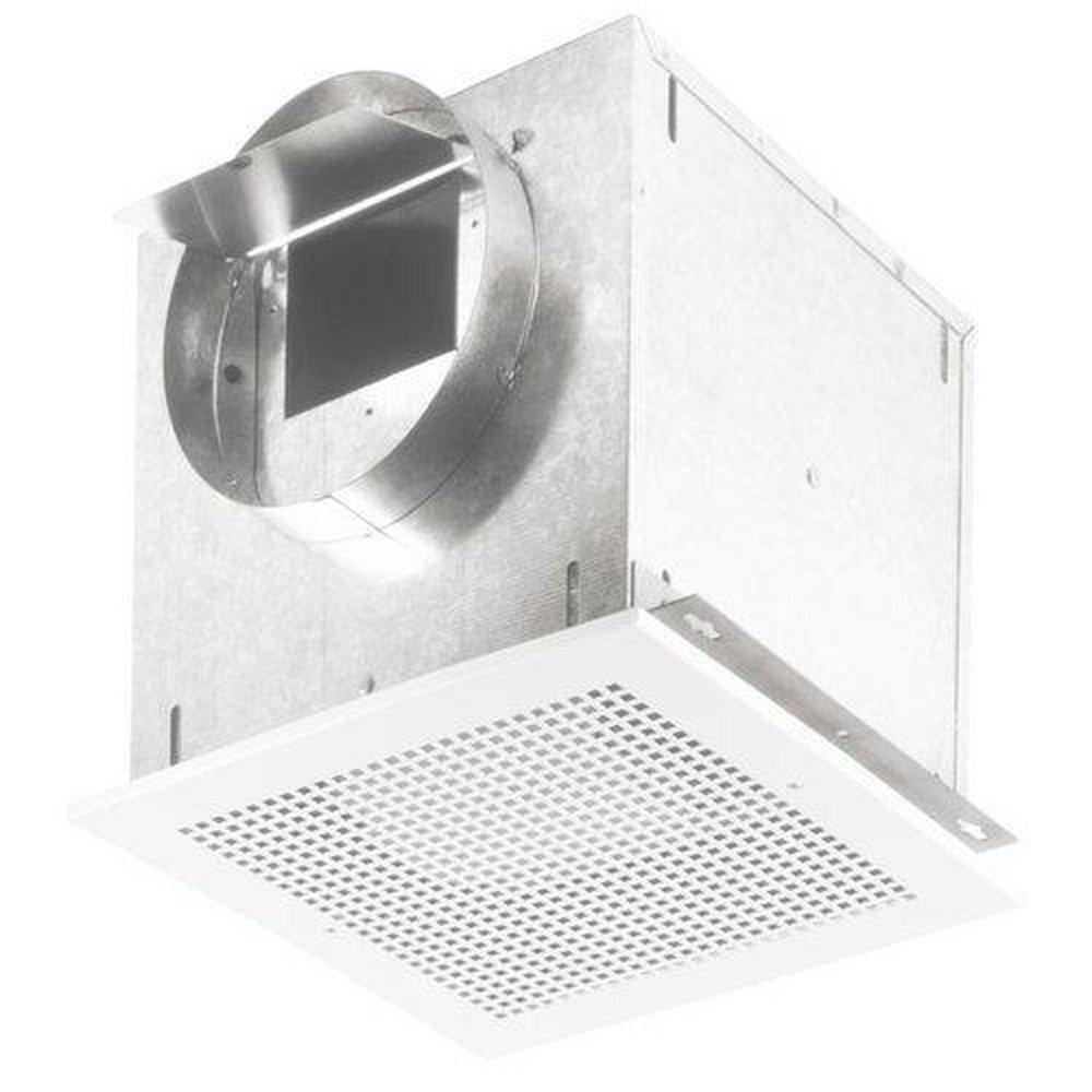 Broan White Bathroom Exhaust Fan in White Enamel 