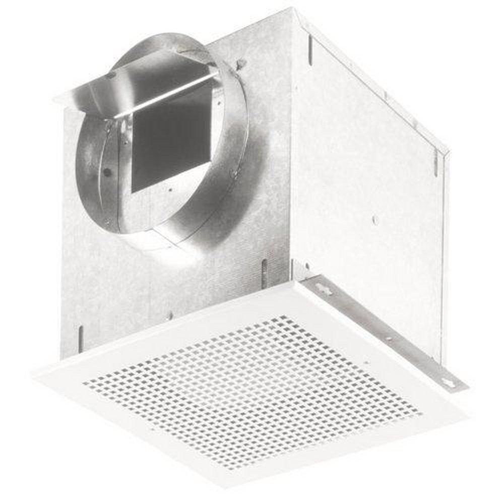 Broan White Bathroom Exhaust Fan in White Enamel 