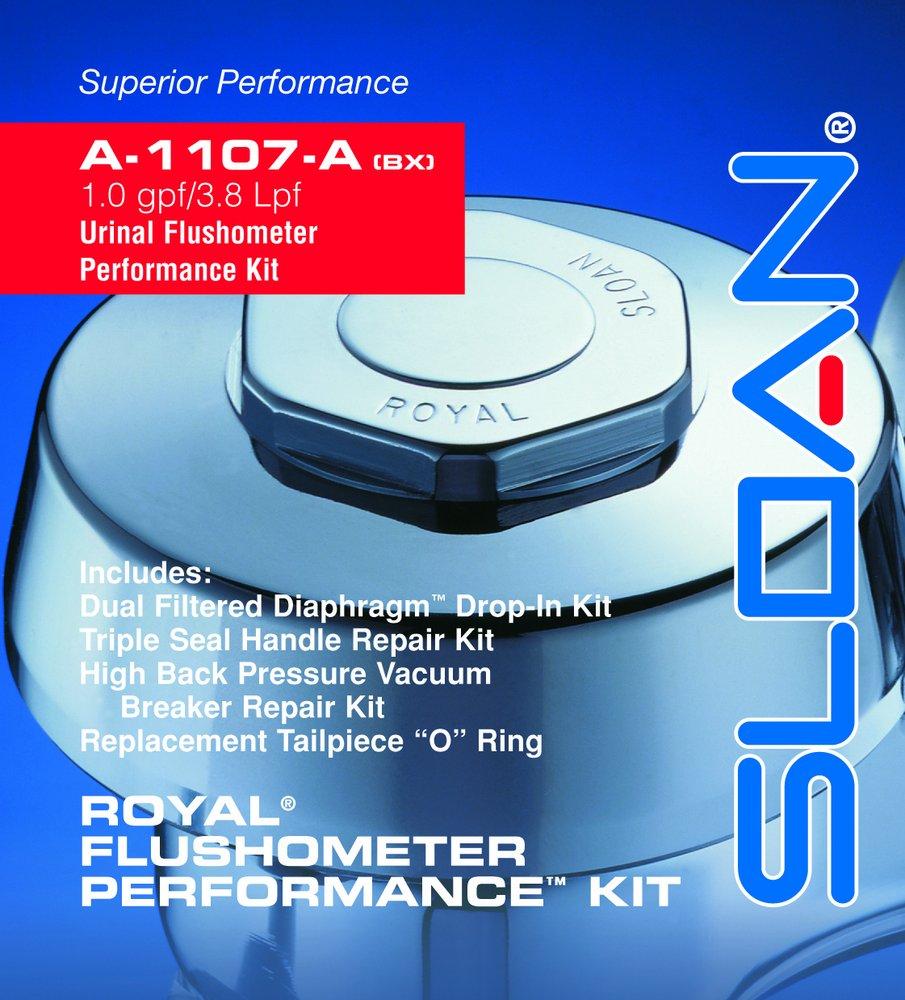 Sloan Valve A1108ABX Rebuild Kit 1.5 gpf/5.7 LPF Urinal Exposed &ndash; Boxed 