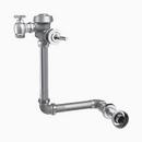 1.6 gpf IPS Semi Red Brass Concealed Manual Flushometer in Polished Chrome
