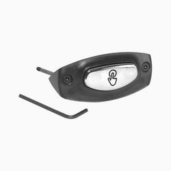 EBV-130-A Override Button Assembly with Screw Chrome