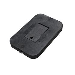 1-3/5 x 15-2/5 x 10 in. Plastic Motor Box Cover with Plastic Reader