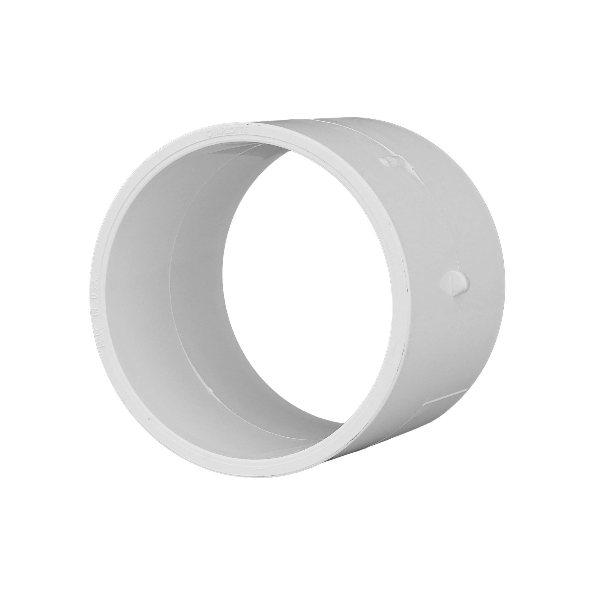 White Hub PVC DWV Repair Coupling 