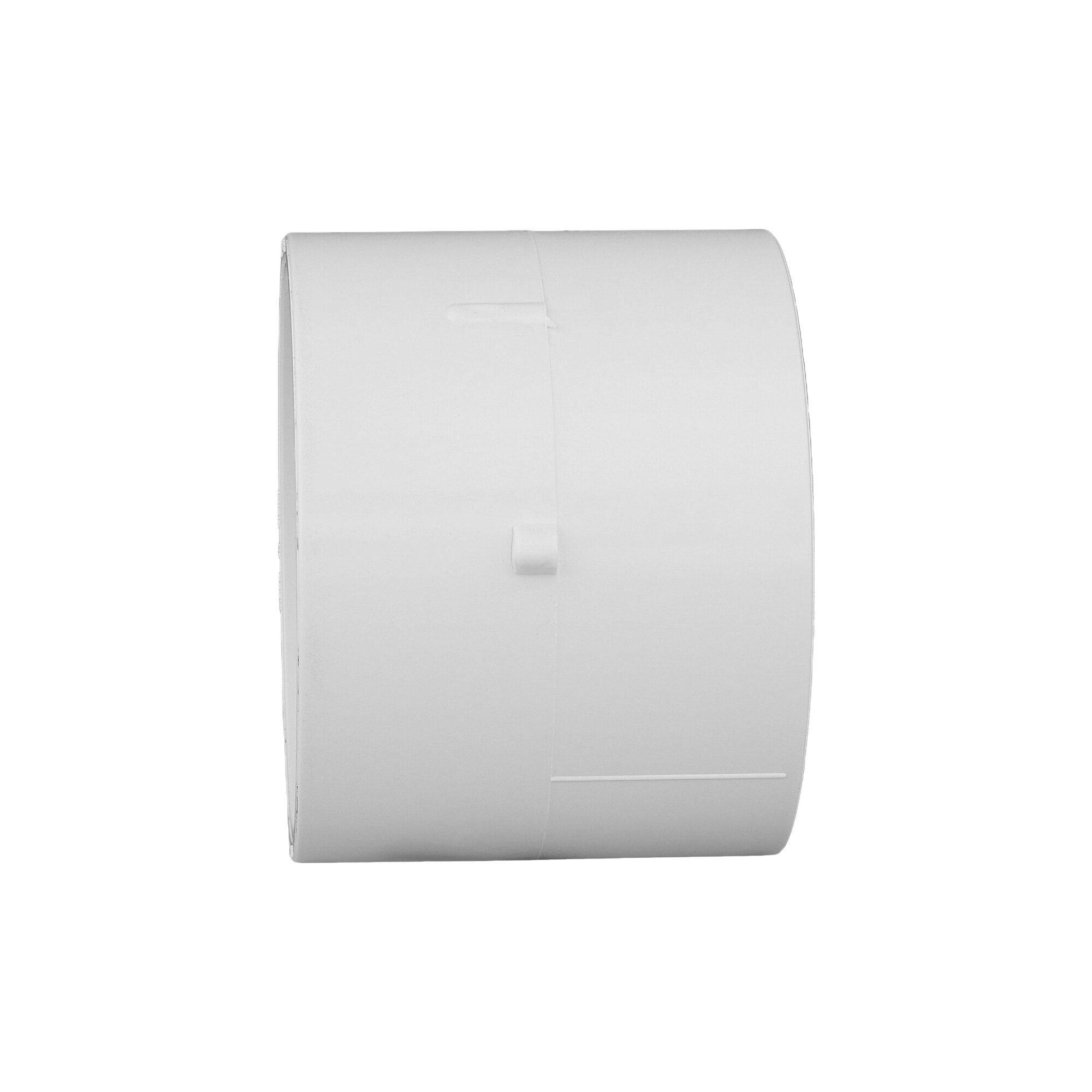 White Hub PVC DWV Repair Coupling 