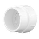 White PVC DWV Fitting Cleanout with Plug 