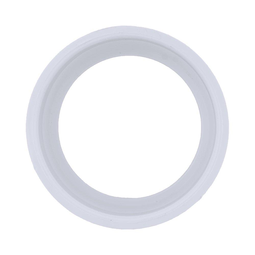 White PVC DWV Fitting Cleanout with Plug 