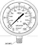 Brecco 300 PSI NPT Air/Water Gauge With Stainless Steel Case 