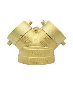 2-1/2 x 2-1/2 in. Brass Body Straight Fire Department Connection