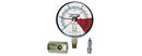 Gene Rich Black NPT Brass Gas Test Gauge 