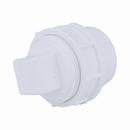 White PVC DWV Fitting Cleanout with Plug 