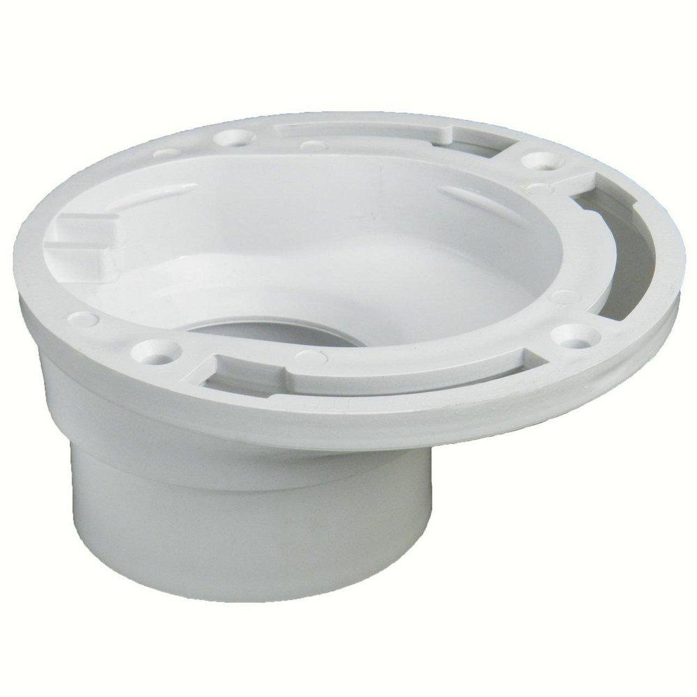 Plastic Oddities PVC Overall Size Closet Flange 