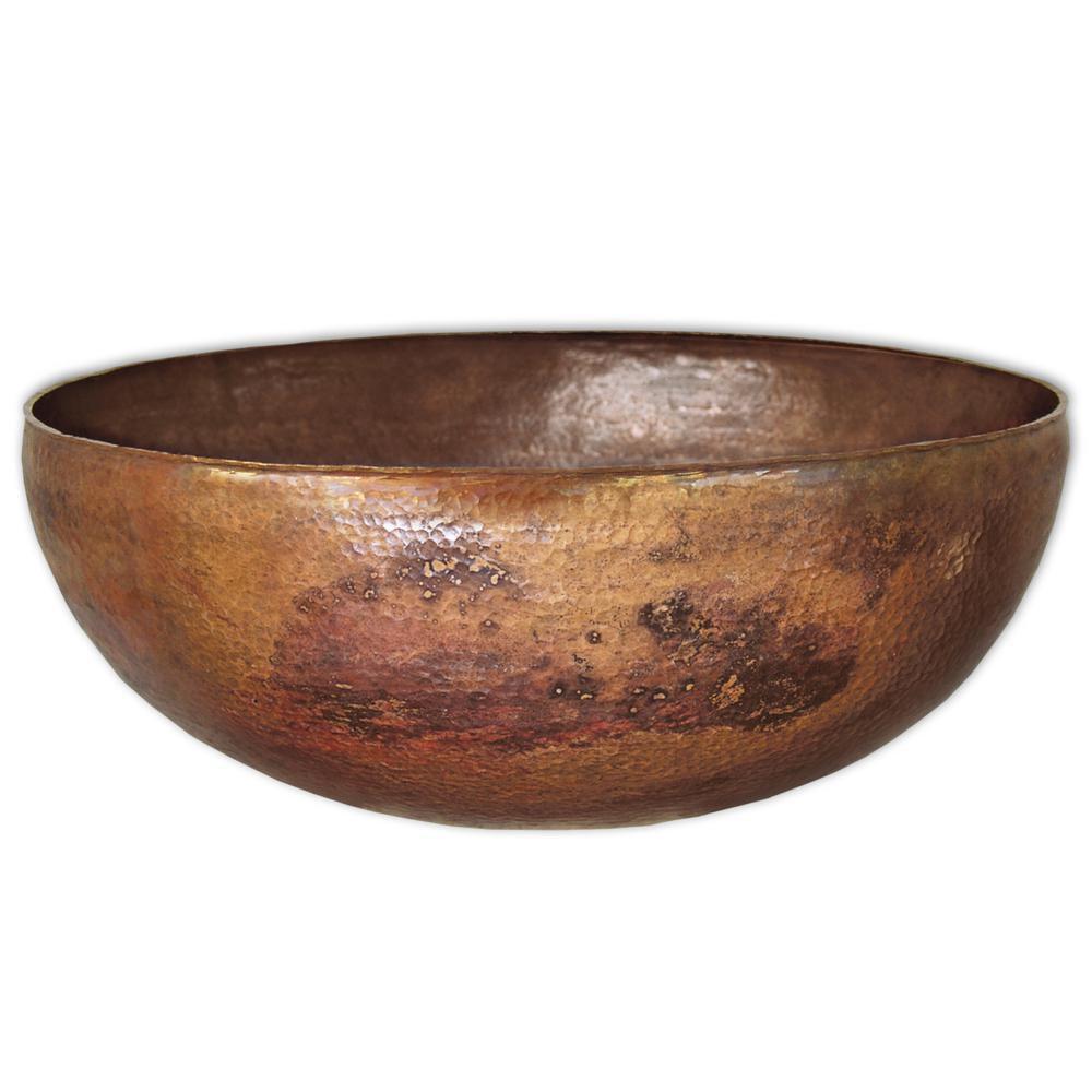 Native Trails Tempered Copper Vessel 