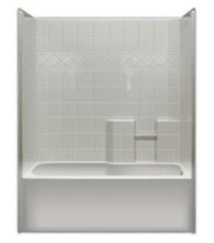 Hamilton Bathware White 60 x 30 in. Millenia Tub and Shower in White 