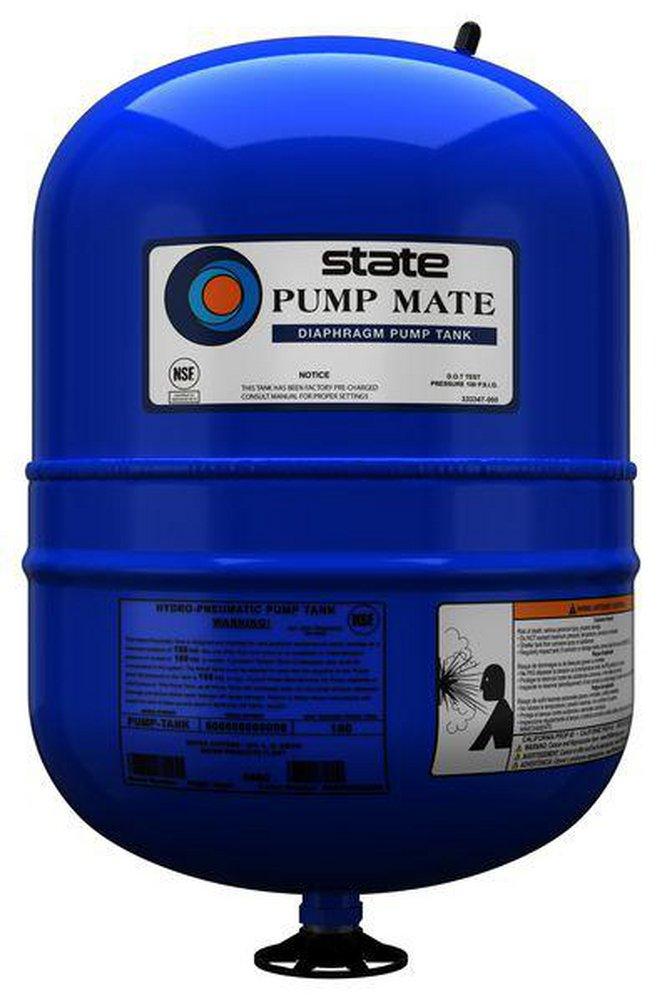 State 125 psi Metal, Plastic and Steel In Line Diaphragm Pump Tank 