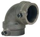 2 in. Socket Weld Black Cast Iron 90 Degree Elbow with Carbon Steel Bolt and EPDM Gasket