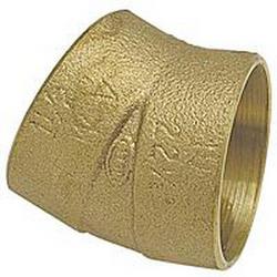 1-1/2 in. Sweat x Sweat 22-1/2 Degree Cast Bronze DWV Elbow