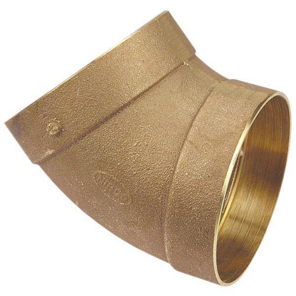 Sweat x Sweat 22-1/2 Degree Cast Bronze DWV Elbow 