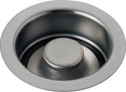 1-11/16 x 4-1/2 in. Brass Disposer Flange and Stopper in Brilliance&reg; Stainless