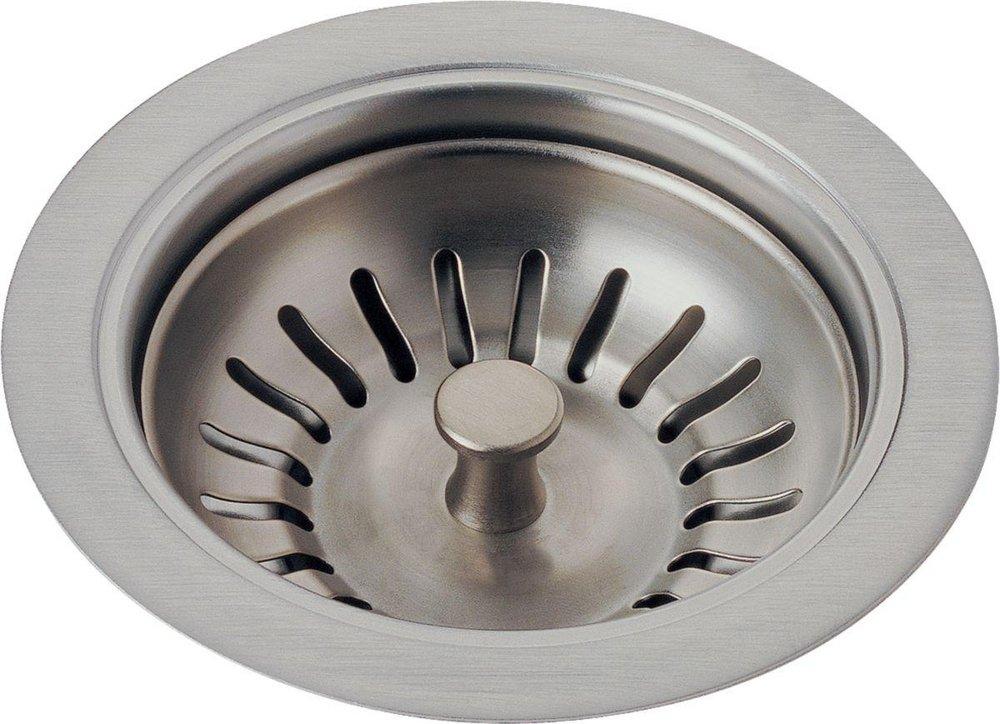Delta Faucet Stainless 3-1/8 in. Brass Basket Strainer 