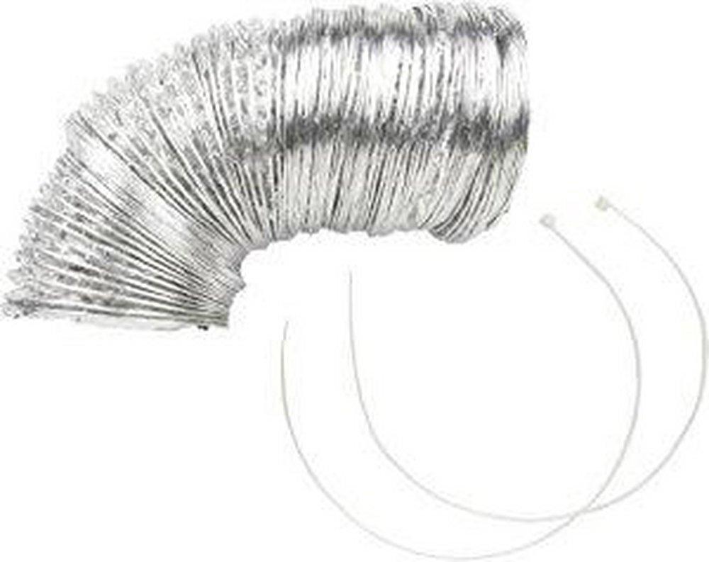 Deflecto 8 ft. Aluminum Flex Dryer Duct with Clamp 
